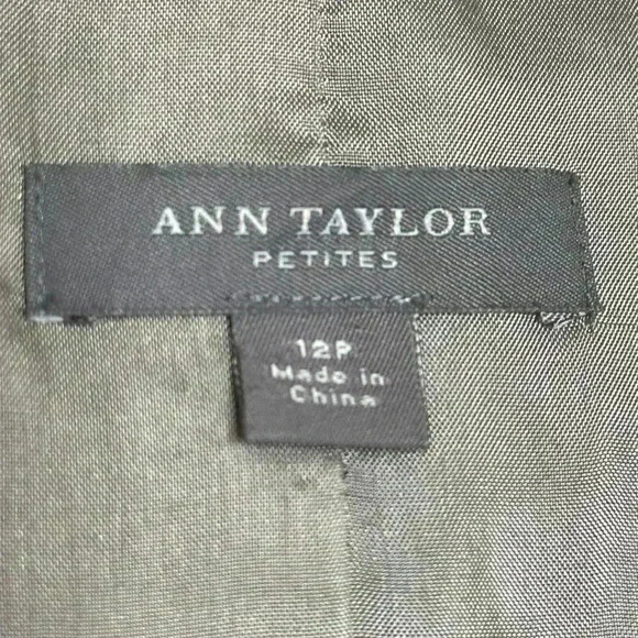 Ann Taylor Gray Stripped Pant Suit - Picture 4 of 9